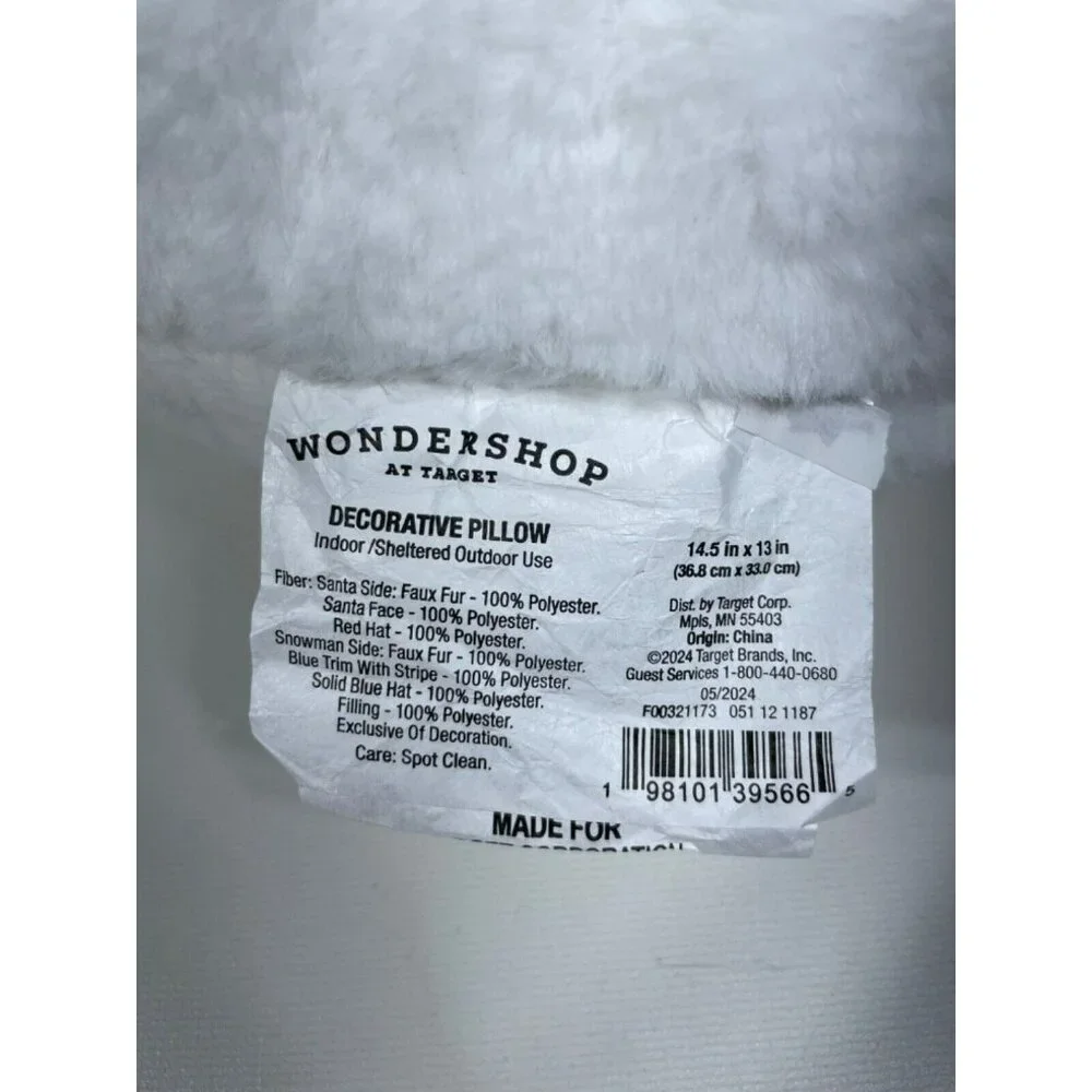 Wondershop Reversible Santa To Snowman Christmas 15